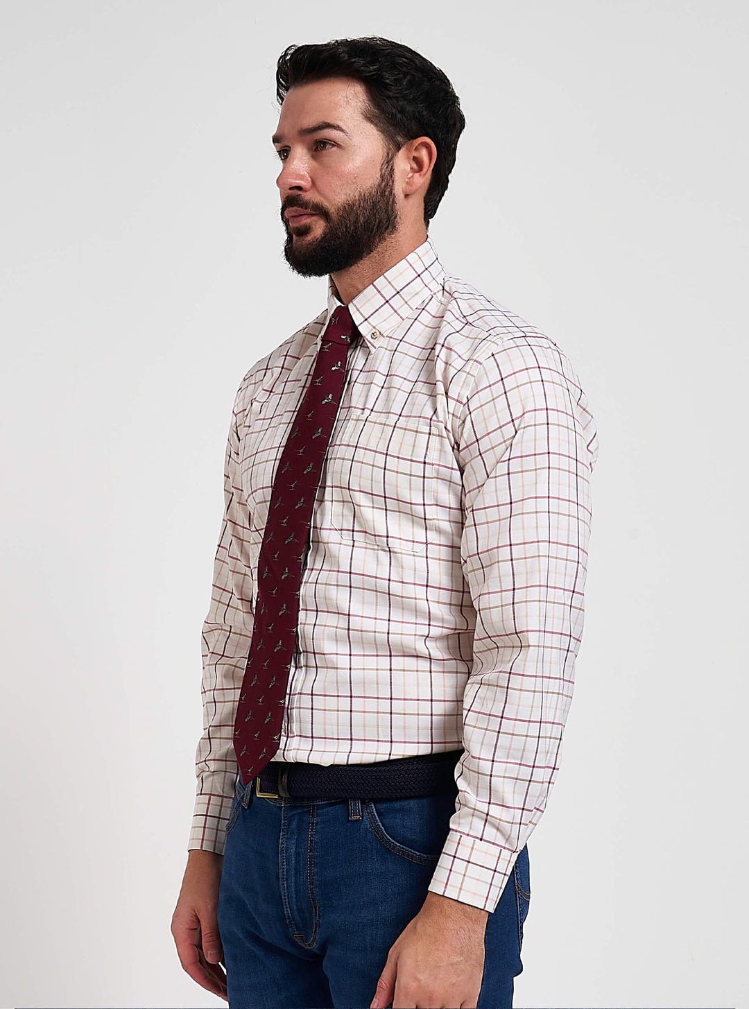 JACK PYKE Pheasant Silk Tie