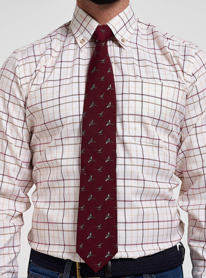 JACK PYKE Pheasant Silk Tie