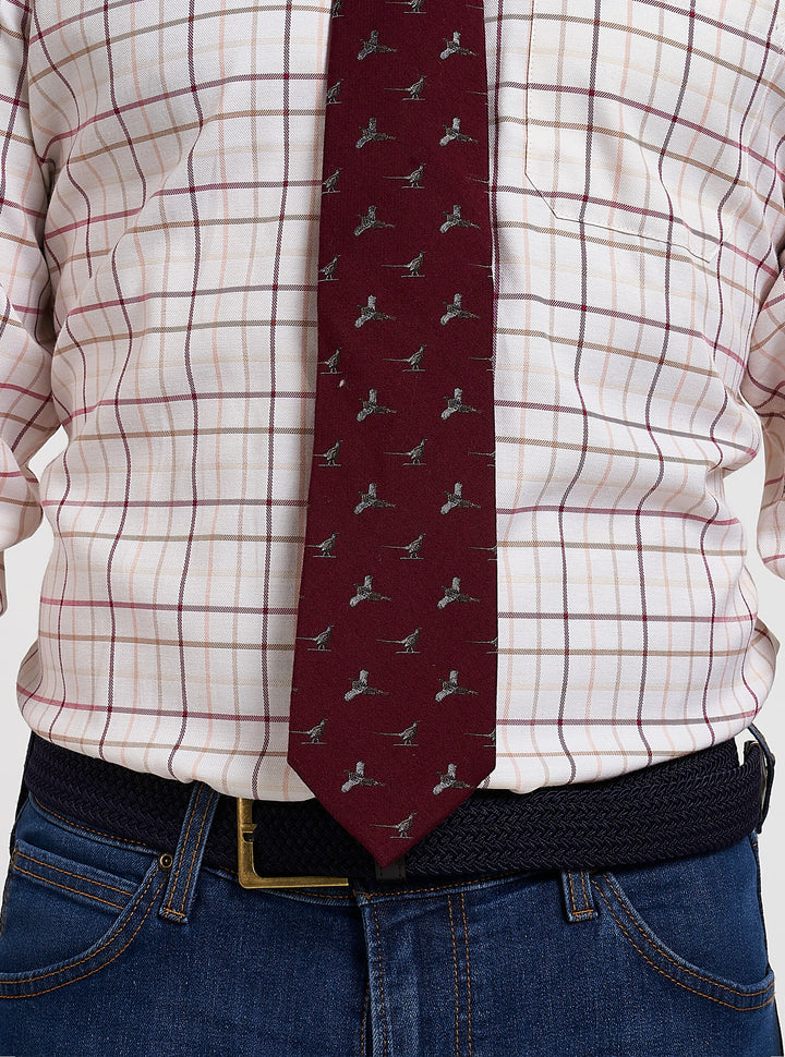 JACK PYKE Pheasant Silk Tie
