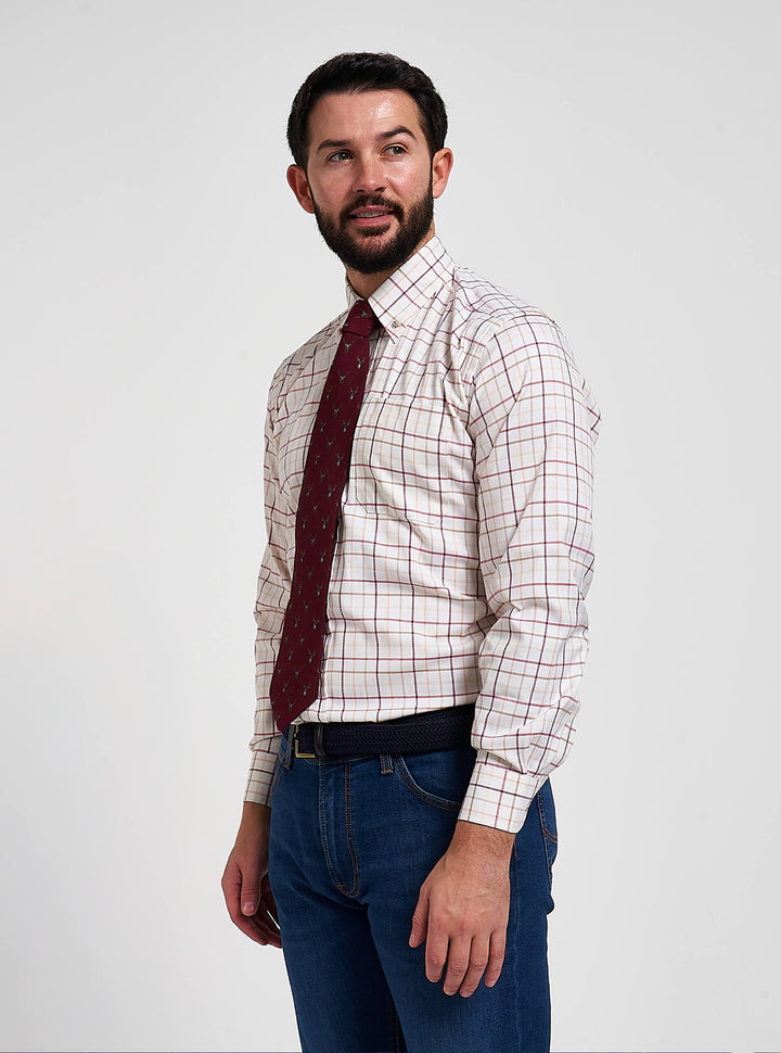 JACK PYKE Cravatta in seta con cervo