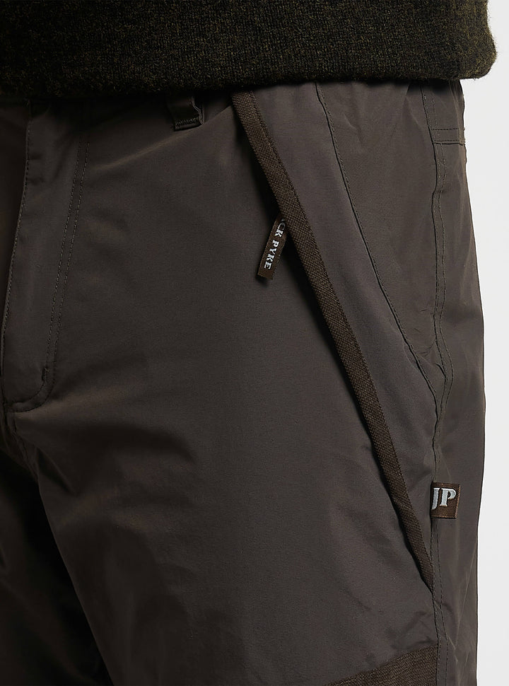 JACK PYKE Ashcombe Trousers - Adult Unisex Outdoor Trousers - Waterproof & Breathable with TPU Membrane Construction - 30-40" Waist - Olive Green/Brown