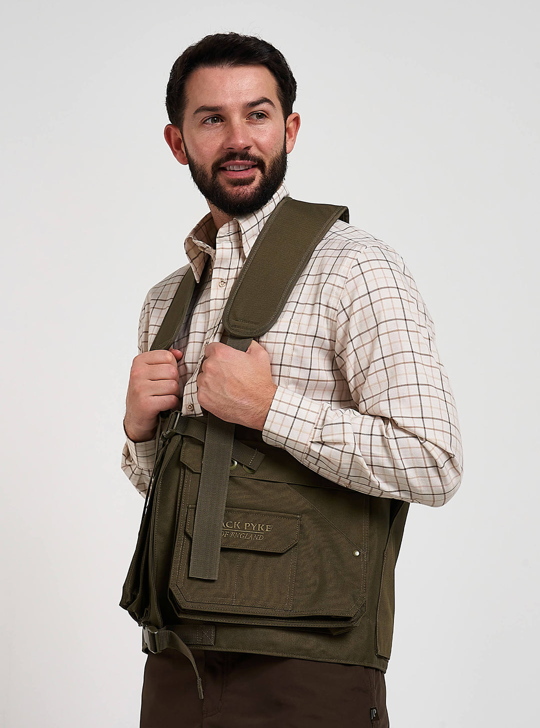 JACK PYKE Dog Handlers Gilet da pesca da caccia verde