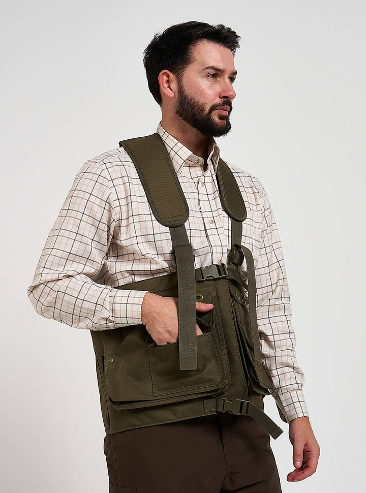 JACK PYKE Dog Handlers Gilet da pesca da caccia verde