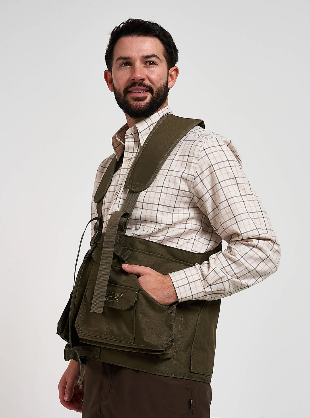 JACK PYKE Dog Handlers Gilet da pesca da caccia verde