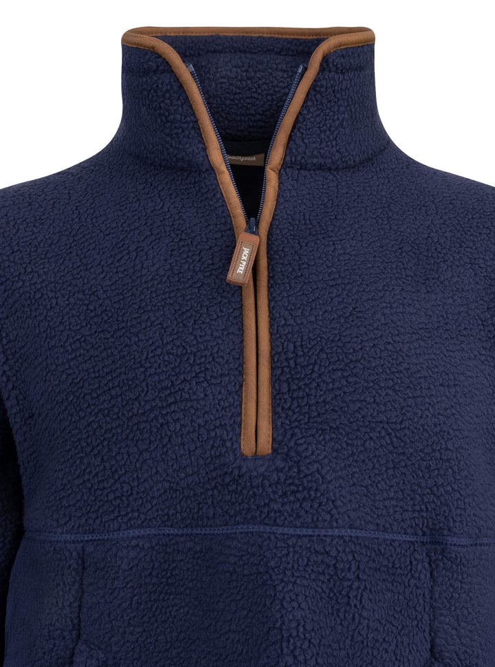JACK PYKE Junior Half Zip Sherpa Fleece Pullover