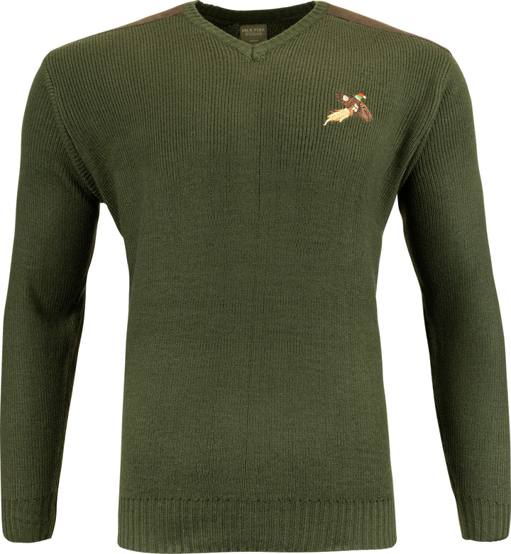 JACK PYKE Shooters Pheasant Embroidered Motif Pullover