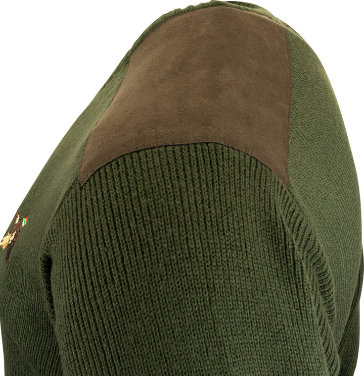 JACK PYKE Shooters Pheasant Embroidered Motif Pullover