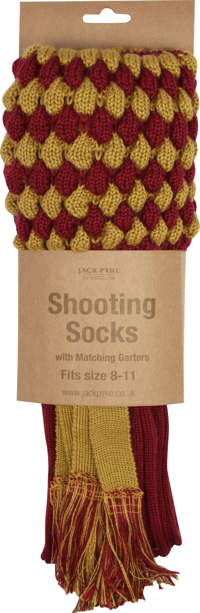 JACK PYKE Paar Pebble-Schießsocken mit Strumpfband, Größe 8 bis 11 UK