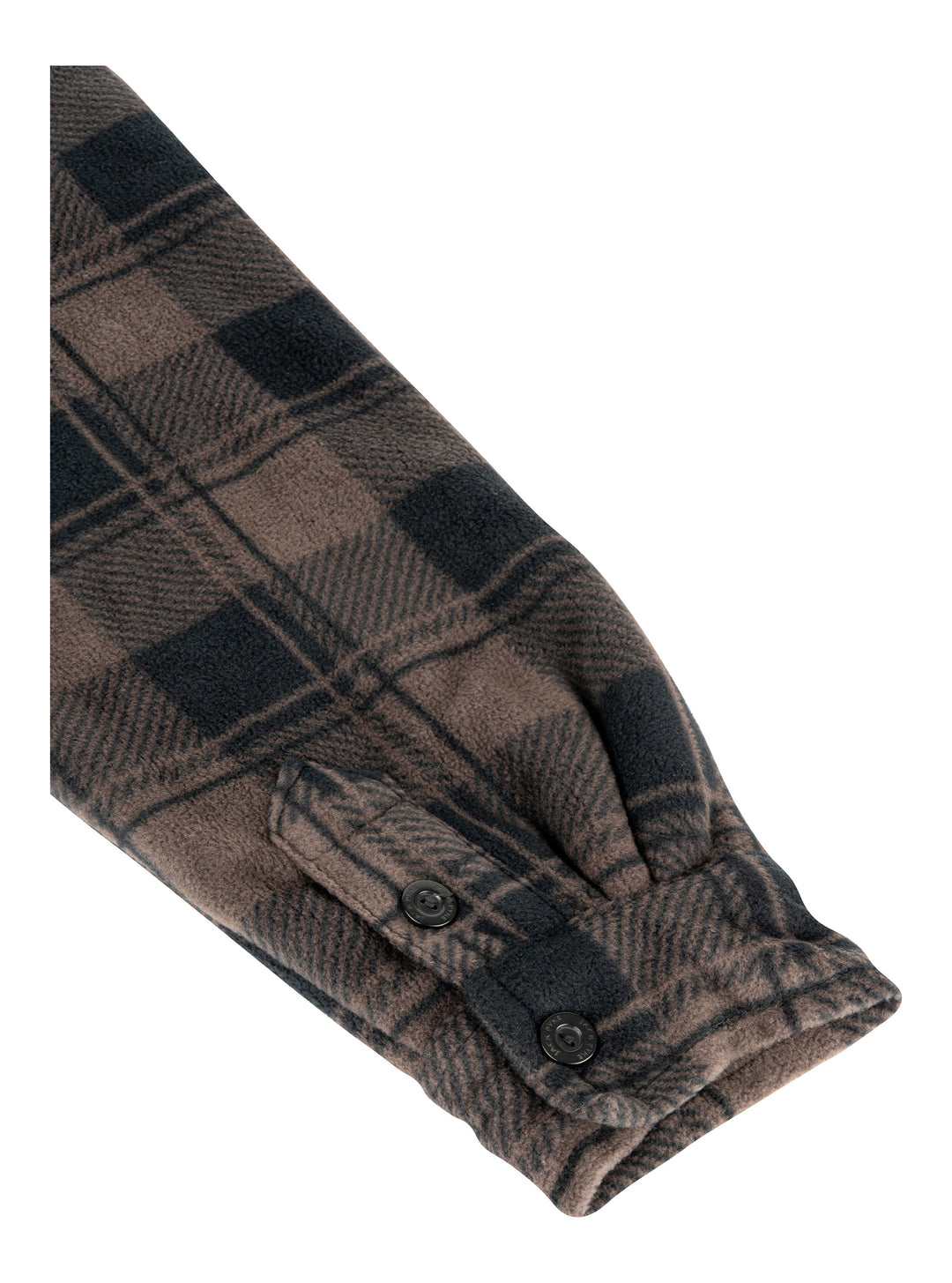 Jack Pyke Men’s Tundra Shirt – Checked Flannel Long Sleeve Zip Shirt with Fleece Lining, Turn-Down Collar, Multi Pockets, Button Cuffs for Shooting or casual Wear