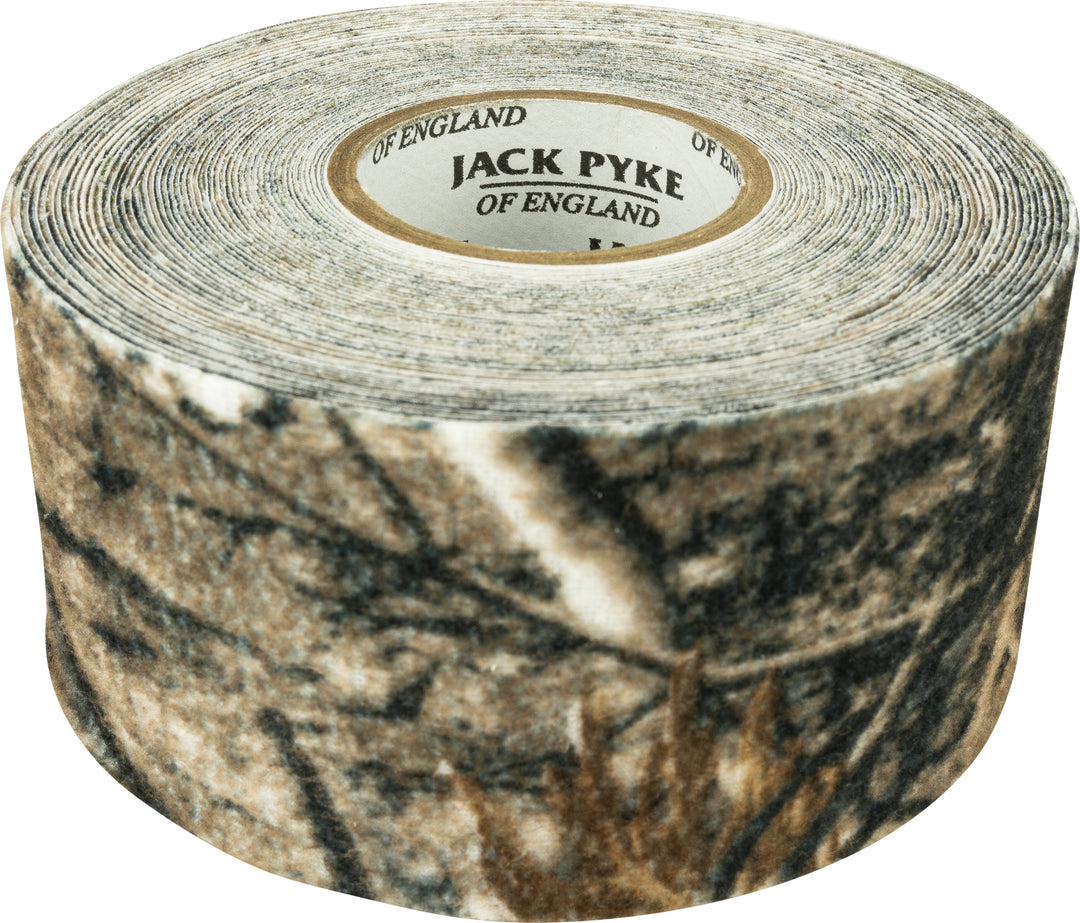 JACK PYKE Extra Forte Nastro Resistente Woodland Pattern Camouflage 5m Approssimativo