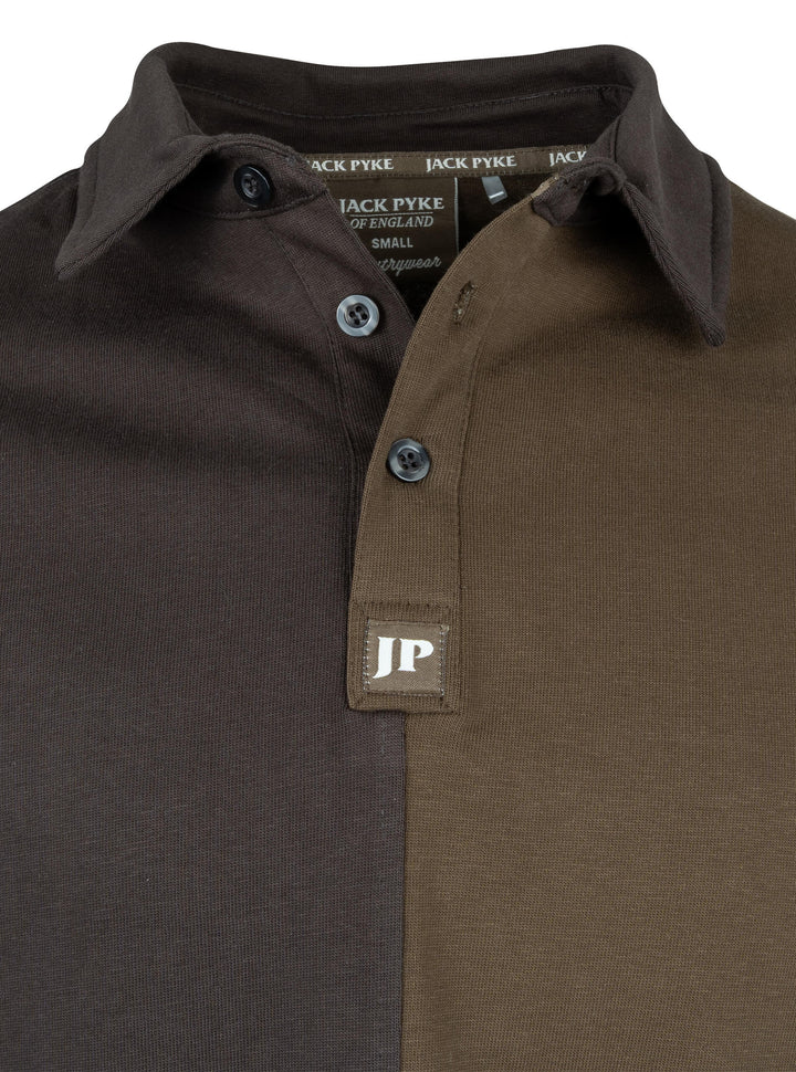 JACK PYKE Mens Long Sleeve Rugby Shirt