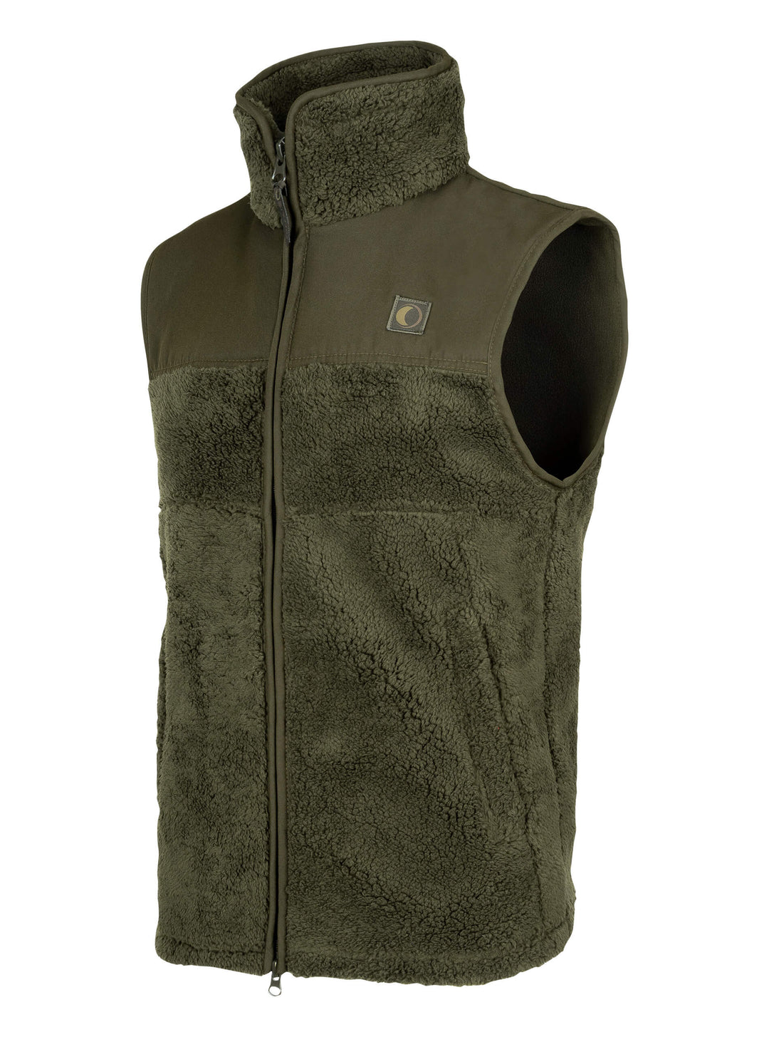 SPEERO Sherpa Fleece Gilet for Mens – Deep Pile 300g Warm Sleeveless Bodywarmers with Adjustable Waist, Reinforced Shoulder Patches, Zipped Pockets for Outdoor, Casual Wear