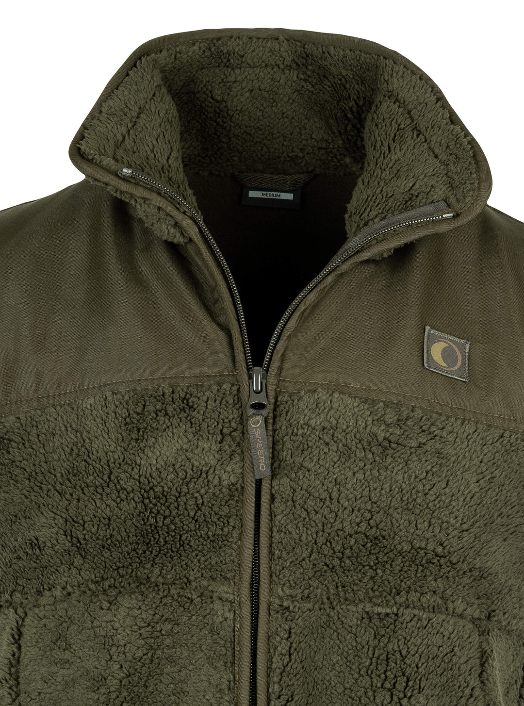 SPEERO Sherpa Fleece Gilet for Mens – Deep Pile 300g Warm Sleeveless Bodywarmers with Adjustable Waist, Reinforced Shoulder Patches, Zipped Pockets for Outdoor, Casual Wear