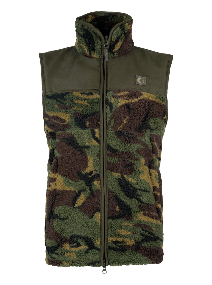 SPEERO Sherpa Fleece Gilet for Mens – Deep Pile 300g Warm Sleeveless Bodywarmers with Adjustable Waist, Reinforced Shoulder Patches, Zipped Pockets for Outdoor, Casual Wear