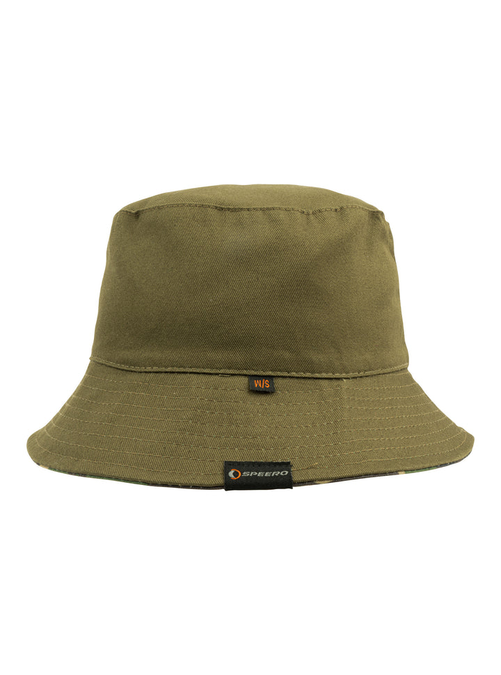 SPEERO Cappello da pescatore reversibile DPM/Verde