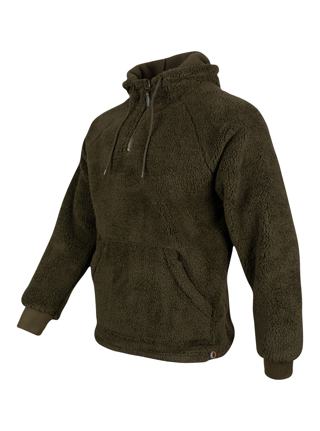 SPEERO Sherpa Fleece Hoodie Dunkeloliv