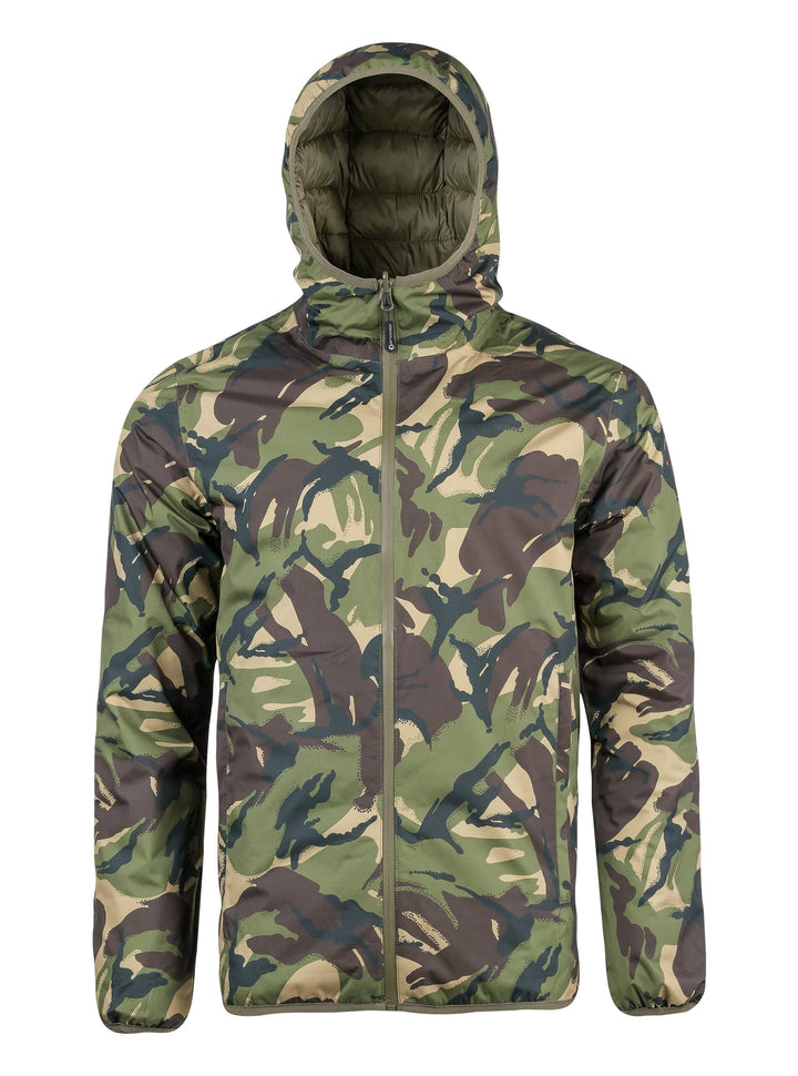 SPEERO Men’s Hooded Reversible Waterproof Jacket - 3-Layer Design, Breatha-Tex Waterproof, Breathable, 200g/m² Insulated, 2 Pockets, Stormproof Zip for Hiking, Walking, Hunting