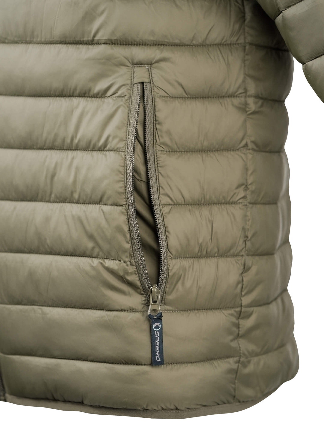 SPEERO Men’s Hooded Reversible Waterproof Jacket - 3-Layer Design, Breatha-Tex Waterproof, Breathable, 200g/m² Insulated, 2 Pockets, Stormproof Zip for Hiking, Walking, Hunting