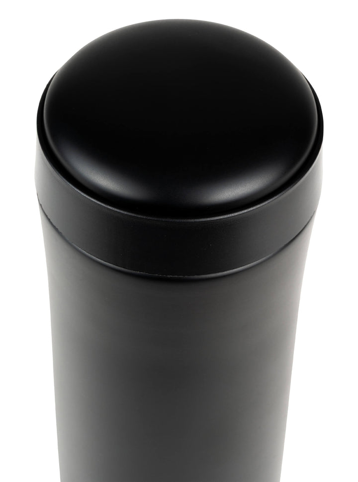 SPEERO 330ml Travel Mug - Leakproof Stainless Steel Thermal Mug - Insulated Coffee Cup with Lid Keeps Hot 6hrs, Cold 12hrs - Black