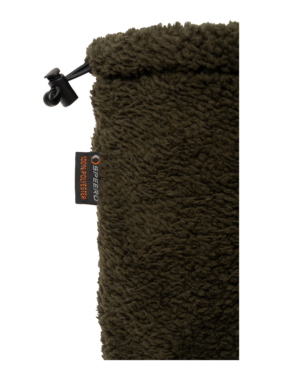 SPEERO Sherpa Ghetta Collo In Pile Oliva Scuro