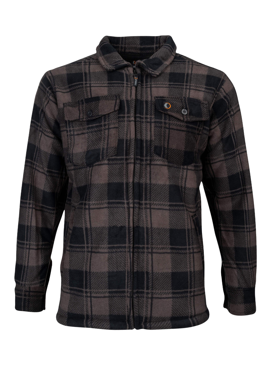 SPEERO Sherpa Fleece Lined Shirt Men Green – Warm Lumberjack Jacket with Pockets & Button Cuffs, Winter Flannel Shirt for Outdoor Activities and Casual Wear