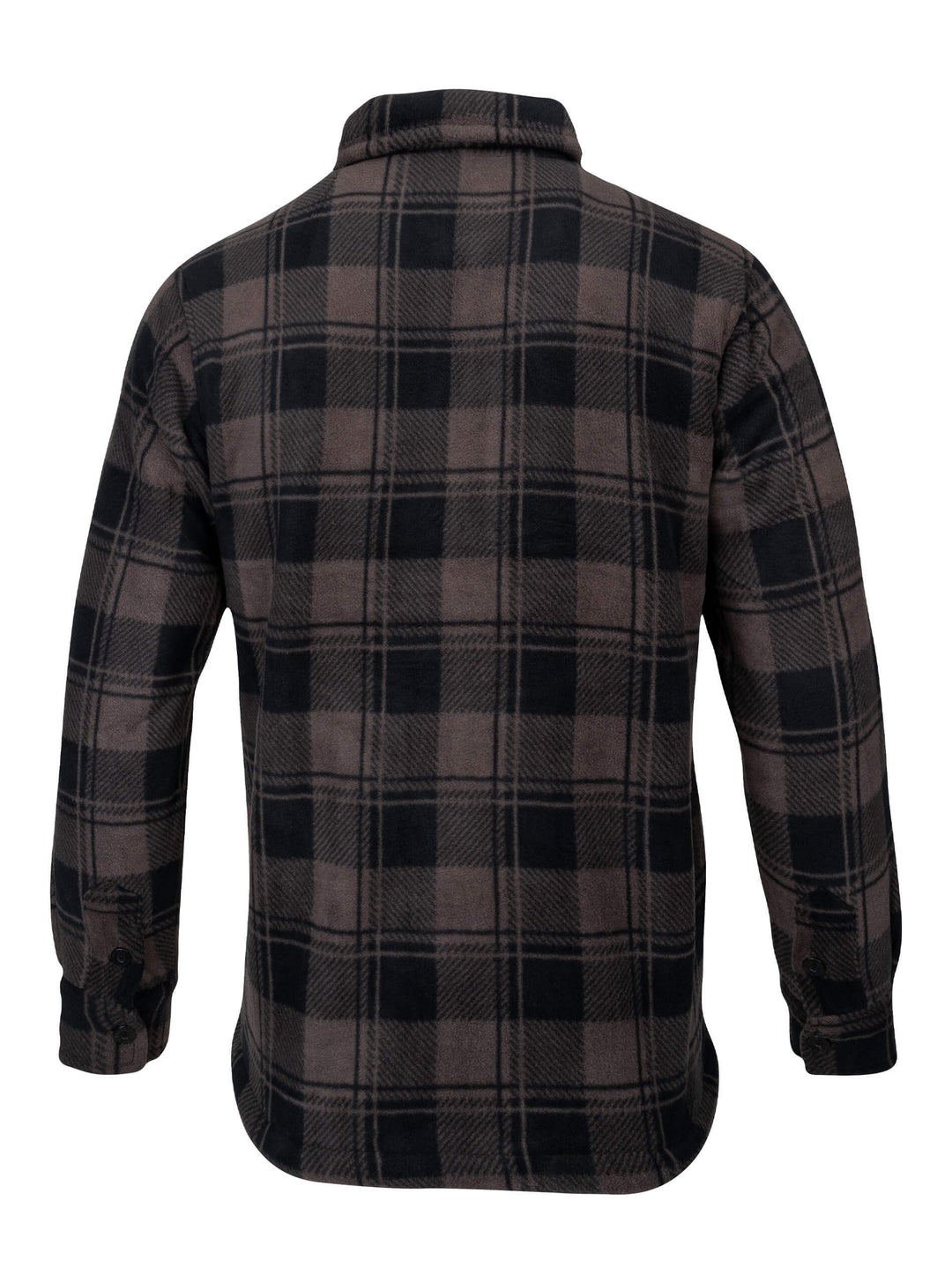 SPEERO Sherpa Fleece Lined Shirt Men Green – Warm Lumberjack Jacket with Pockets & Button Cuffs, Winter Flannel Shirt for Outdoor Activities and Casual Wear