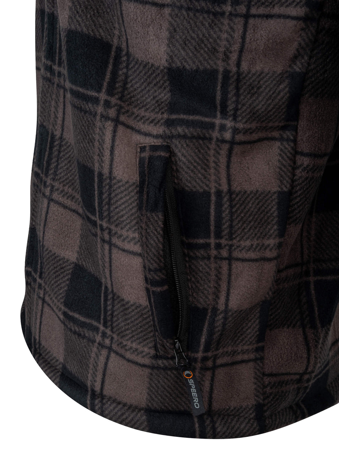 SPEERO Sherpa Fleece Lined Shirt Men Green – Warm Lumberjack Jacket with Pockets & Button Cuffs, Winter Flannel Shirt for Outdoor Activities and Casual Wear