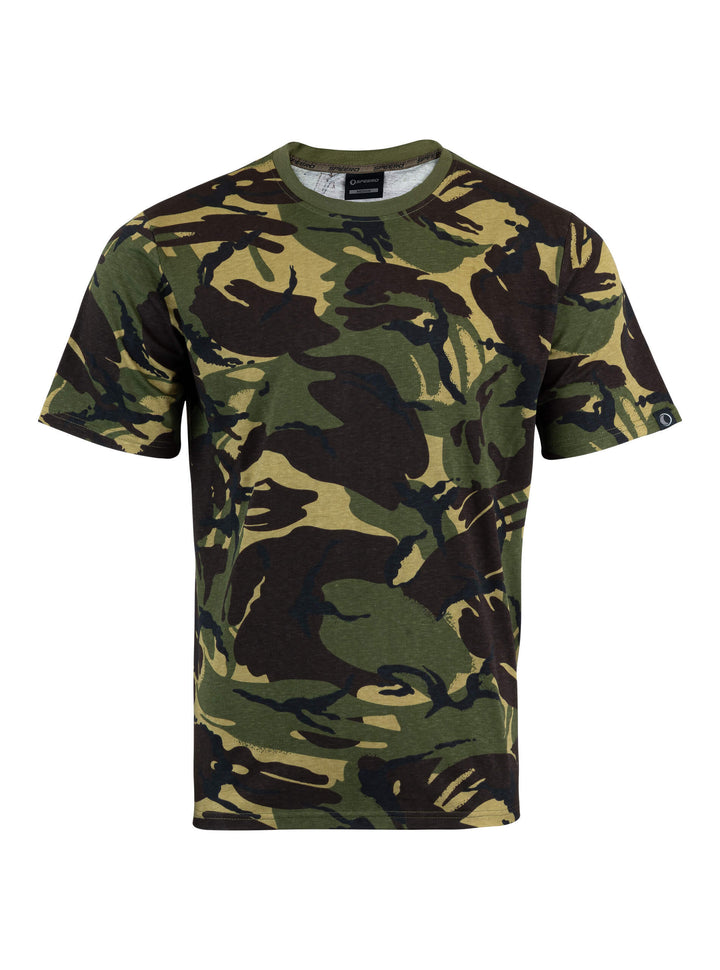 SPEERO Men’s Cotton T-Shirt – Soft Medium Weight Crew Neck Short Sleeve Tee for Everyday Wear, Travel and Outdoor Use