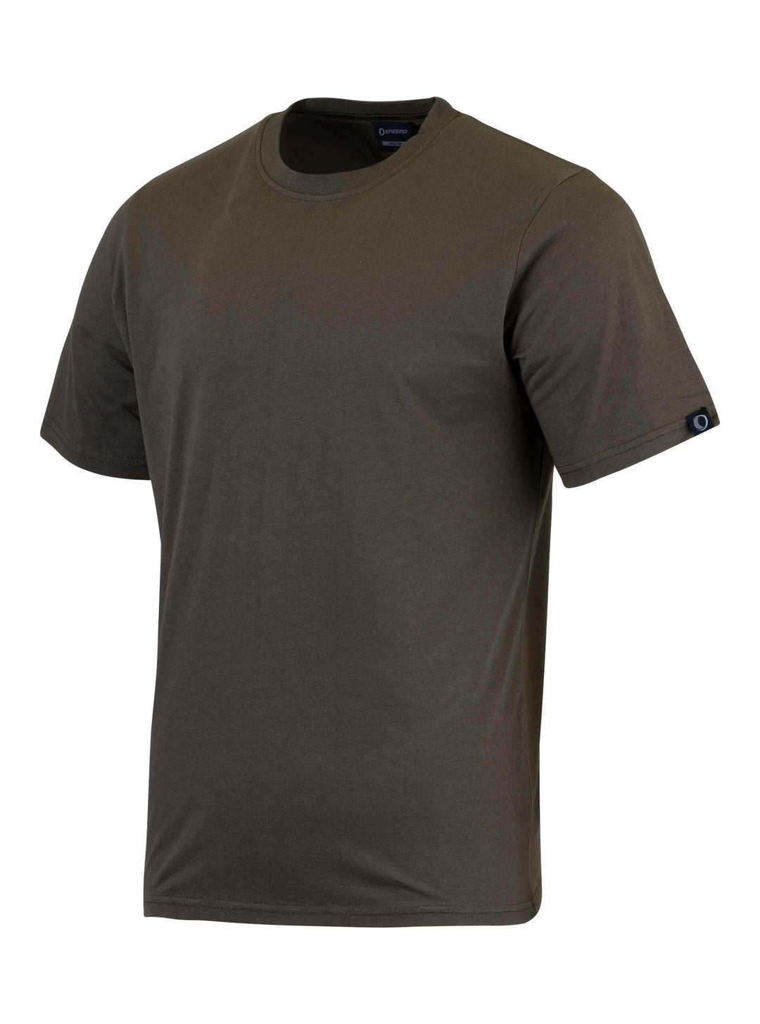 SPEERO Men’s Cotton T-Shirt – Soft Medium Weight Crew Neck Short Sleeve Tee for Everyday Wear, Travel and Outdoor Use