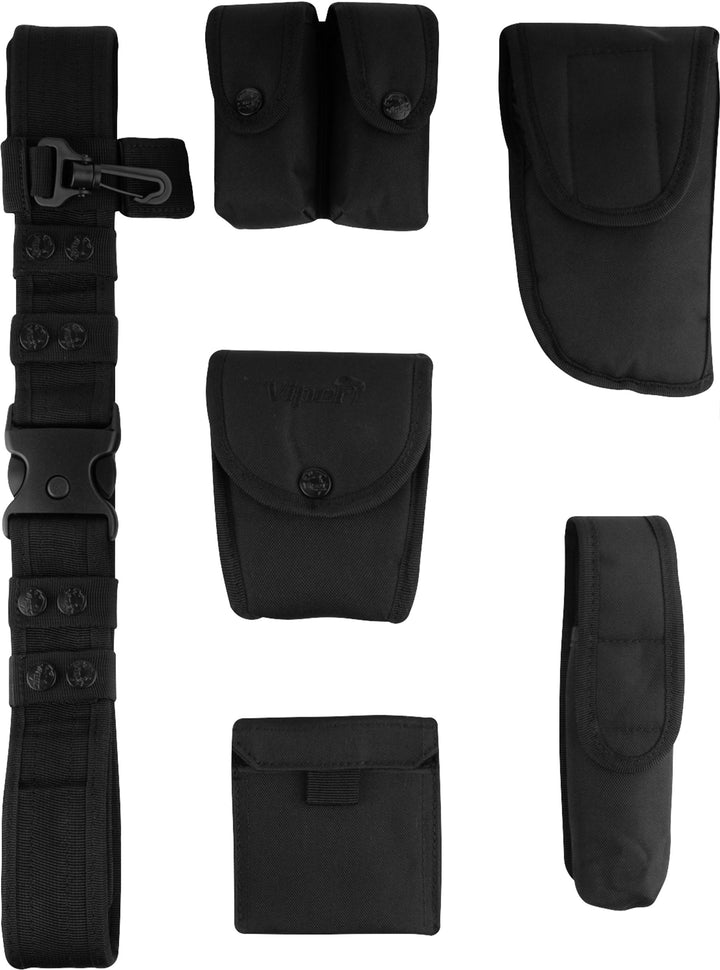 Viper TACTICAL Sistema di cinture di sicurezza con tasche nere