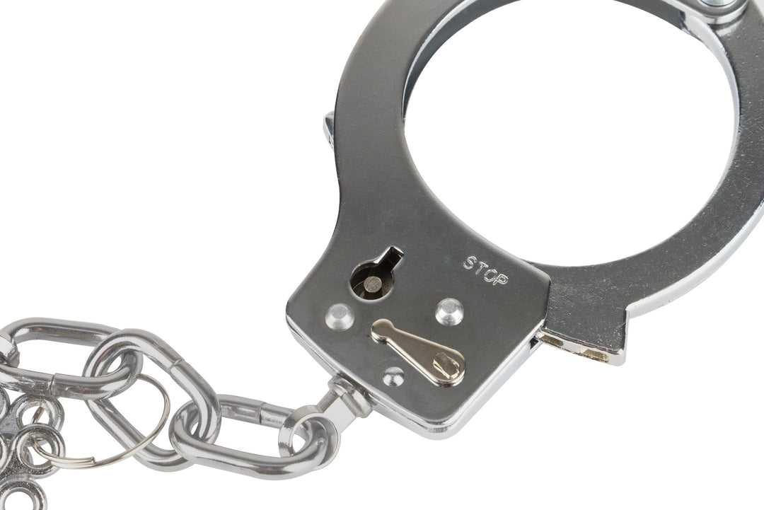 Viper TACTICAL Classic Heavy Duty Standard-Sicherheitshandschellen, polierte Oberfläche, mit 2 Schlüsseln