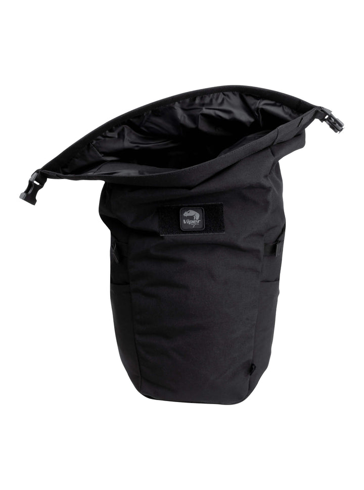 Viper TACTICAL Roll Top Backpack – Durable Cordura Tactical Fold Top Rucksack with Padded Straps, Quick-Access, External Pockets & Hook-and-Loop Patch Panel – Ideal for Hiking, Hunting