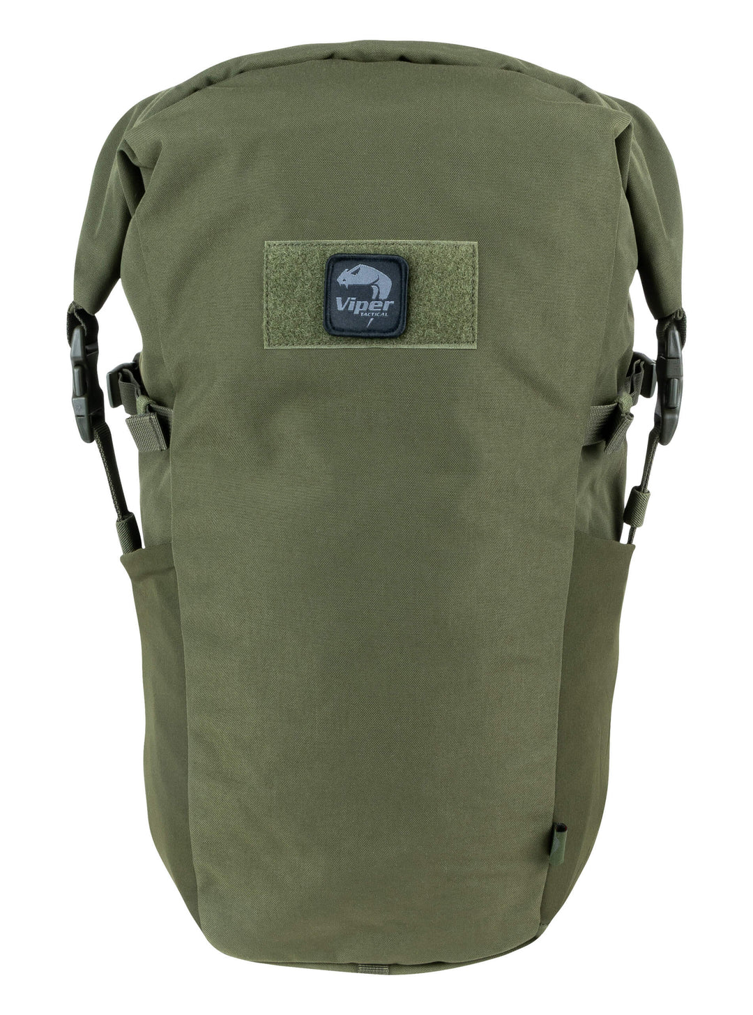 Viper TACTICAL Roll Top Backpack – Durable Cordura Tactical Fold Top Rucksack with Padded Straps, Quick-Access, External Pockets & Hook-and-Loop Patch Panel – Ideal for Hiking, Hunting