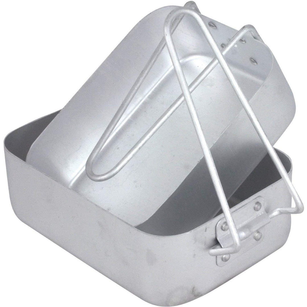 Mil-Com Mess Tin Set di Pentole da Campeggio 2 Pezzi Alluminio 1 set