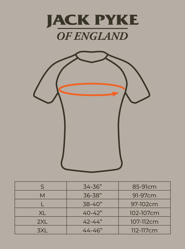 JACK PYKE Quick Wick Short Sleeve Crew Neck T-Shirt English Oak Evolution